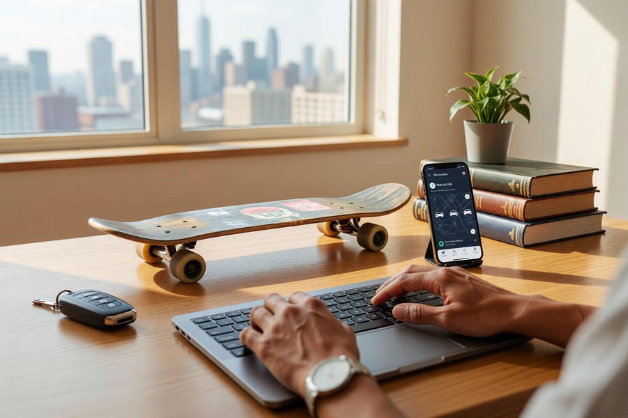 Infographic showing how umbrella insurance layers on top of auto liability coverage with dollar amounts at each tier