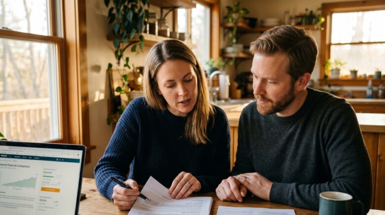 Side-by-side comparison chart of 10-year and 30-year term life insurance policies