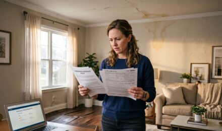 Side-by-side comparison chart of actual cash value vs replacement cost homeowners insurance coverage