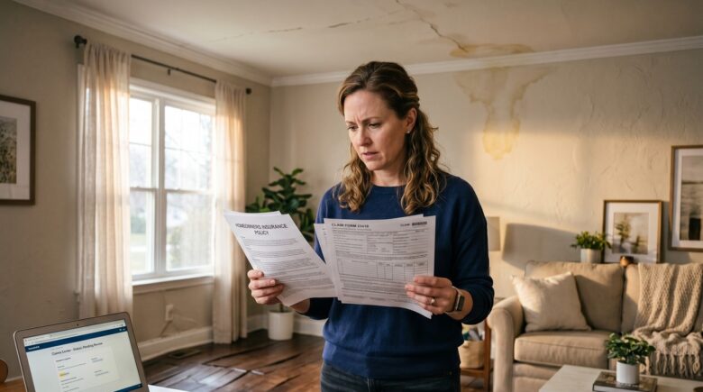 Side-by-side comparison chart of actual cash value vs replacement cost homeowners insurance coverage