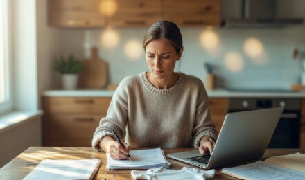 Person reviewing insurance documents after a major life event like marriage or having a baby
