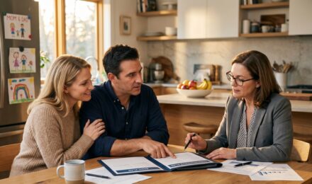 Side-by-side comparison chart of group life insurance and term life insurance coverage options