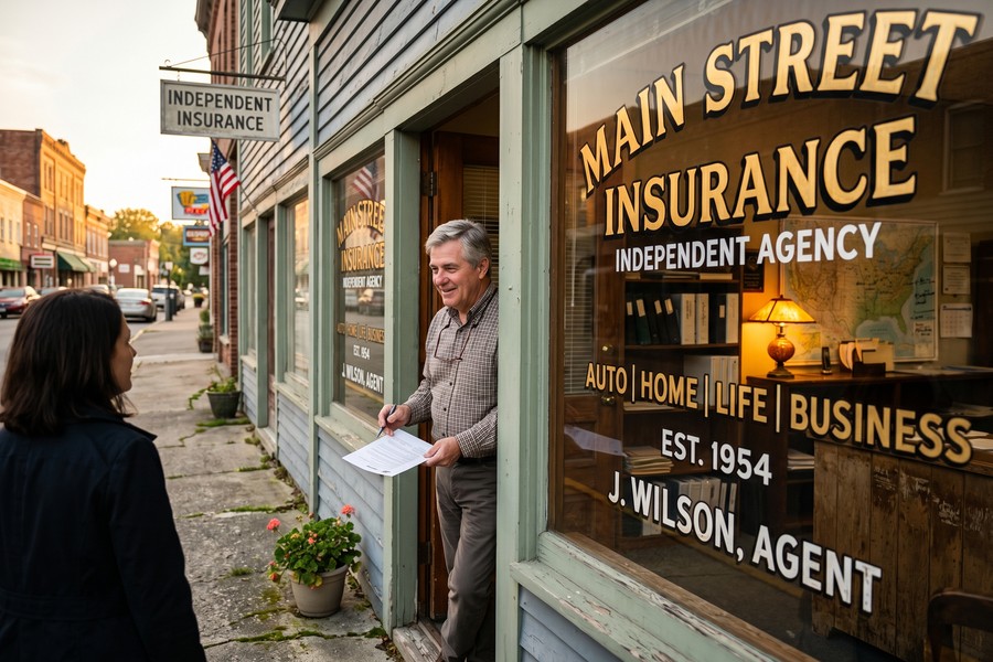 Driver comparing auto insurance quotes on laptop, multiple insurer tabs open side by side