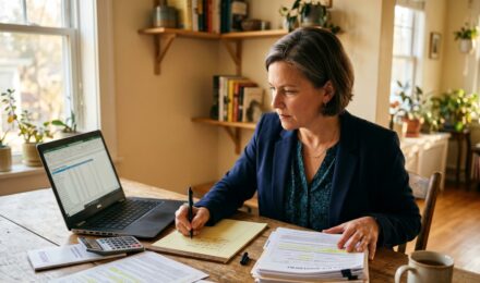 Policyholder reviewing documents to dispute a low insurance settlement offer in 2026