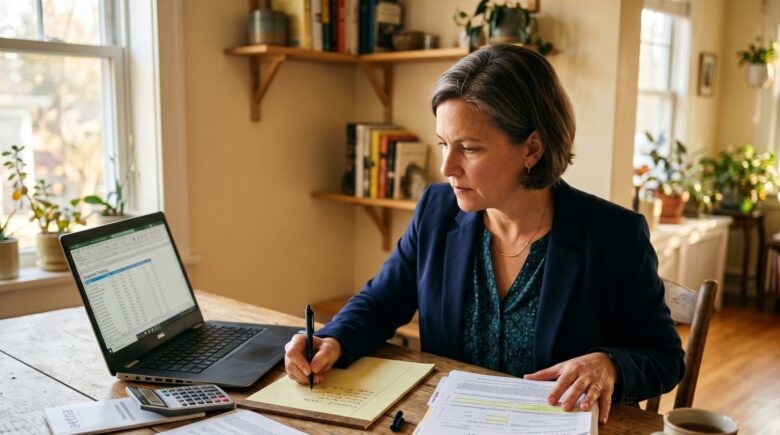 Policyholder reviewing documents to dispute a low insurance settlement offer in 2026