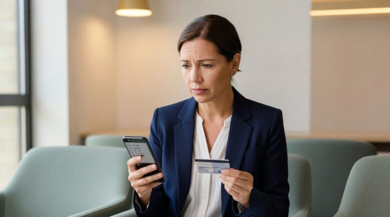 Person reviewing in-network vs out-of-network health insurance coverage documents