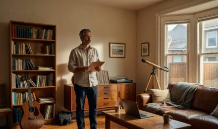 Homeowner reviewing personal property coverage limits in a homeowners insurance policy