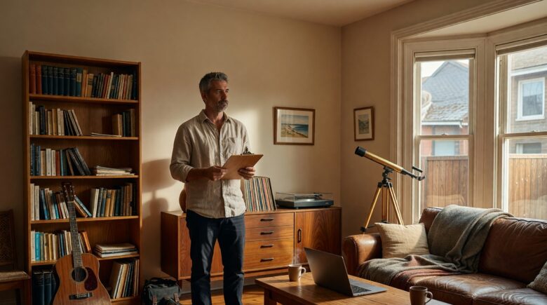 Homeowner reviewing personal property coverage limits in a homeowners insurance policy