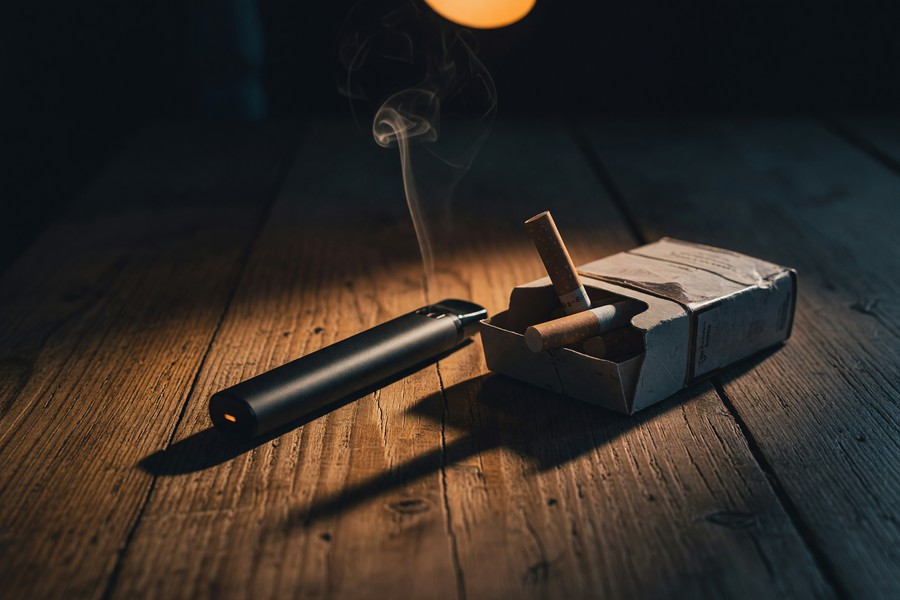 Comparison chart of how life insurers classify cigarettes, vaping, cigars, and nicotine gum